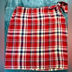 Ralph Lauren Linen Authentic Wrap Skirt